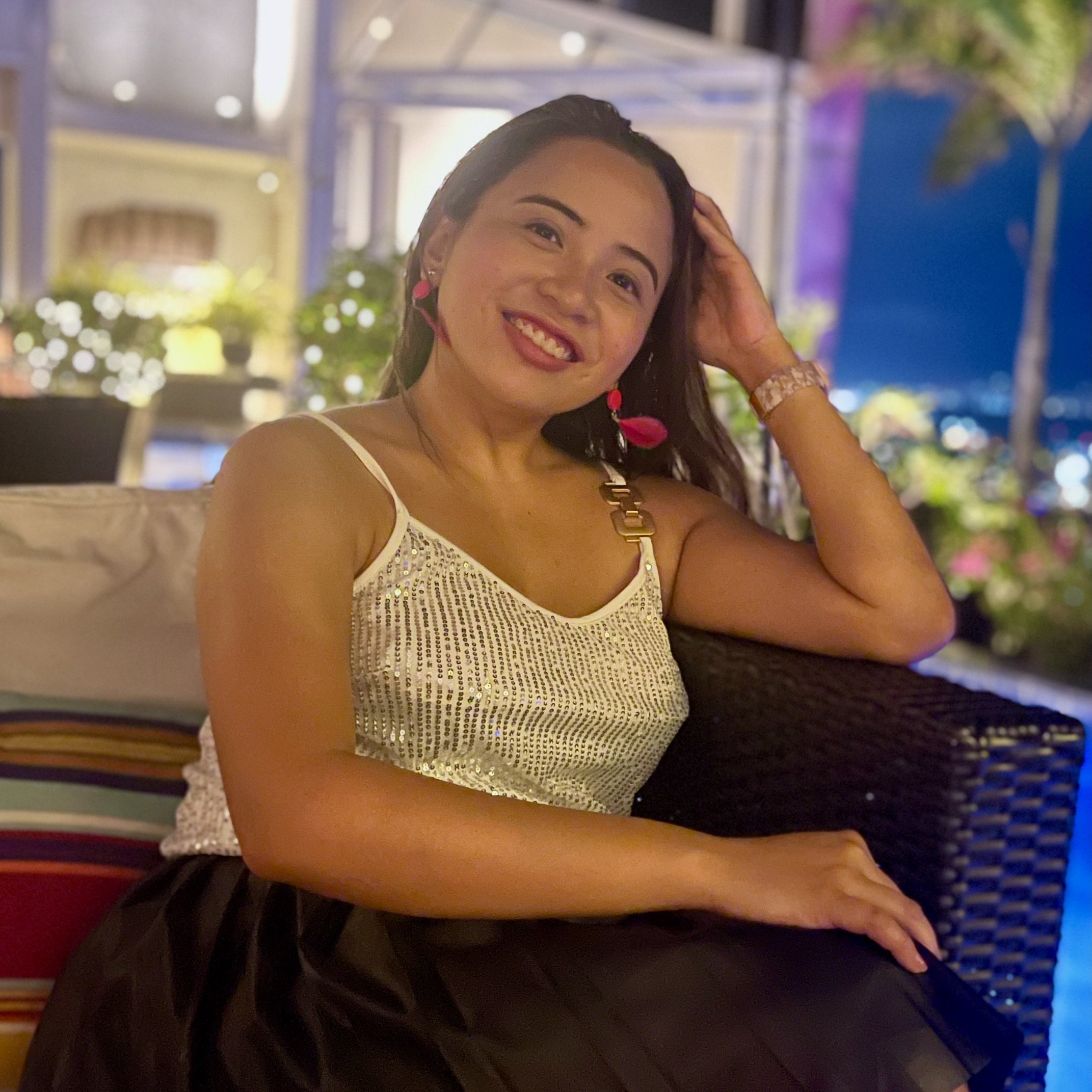 Crystal Camarao smiling — AI consultant and digital builder based in the Philippines